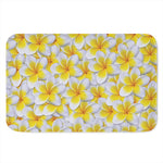 Frangipani Flower Print Indoor Door Mat