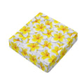 Frangipani Flower Print Outdoor Seat Cushion Cover
