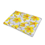 Frangipani Flower Print Pet Cooling Mat Cover