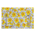 Frangipani Flower Print Placemat