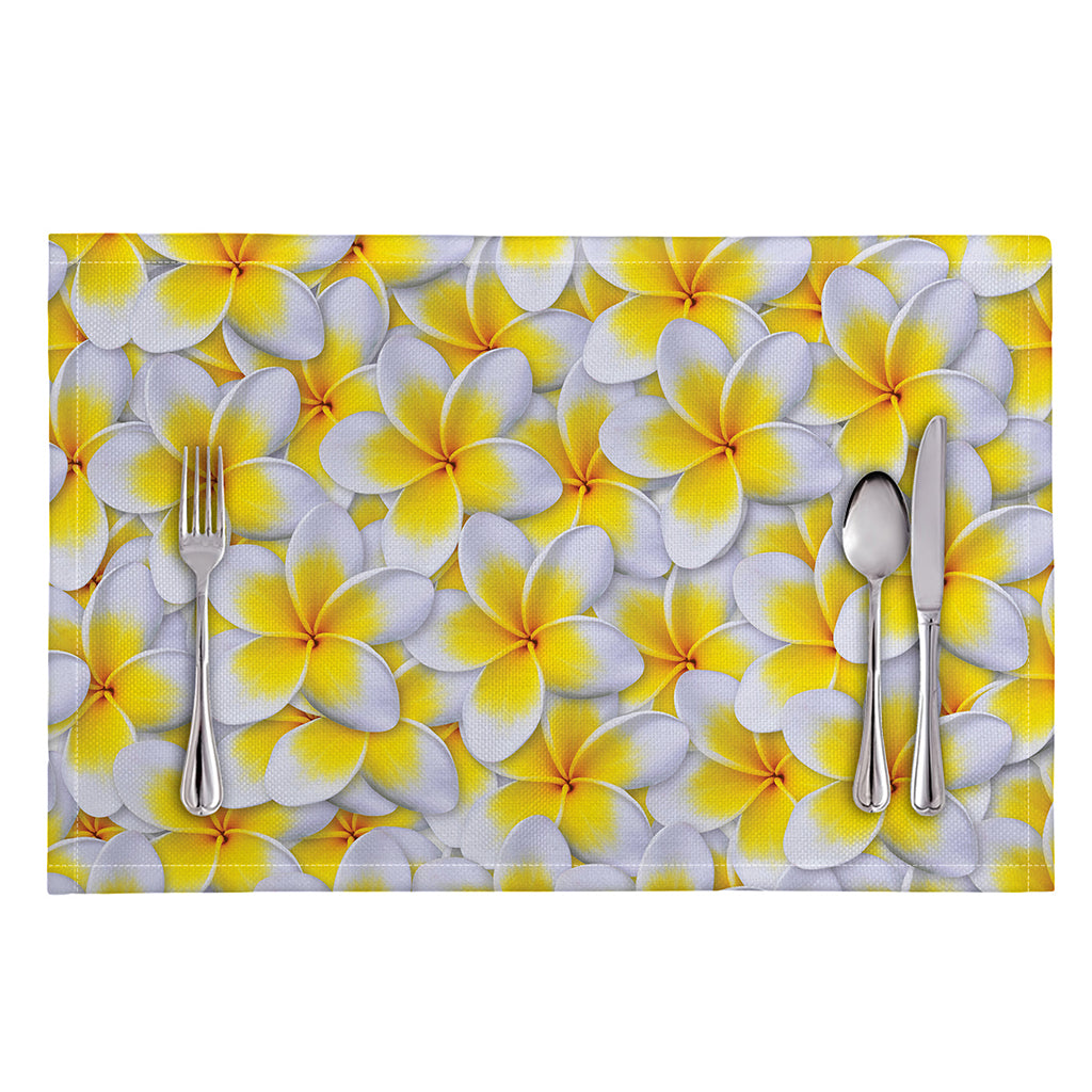 Frangipani Flower Print Placemat