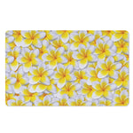 Frangipani Flower Print Polyester Doormat