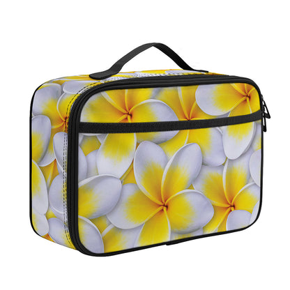 Frangipani Flower Print Portable Lunch Bag