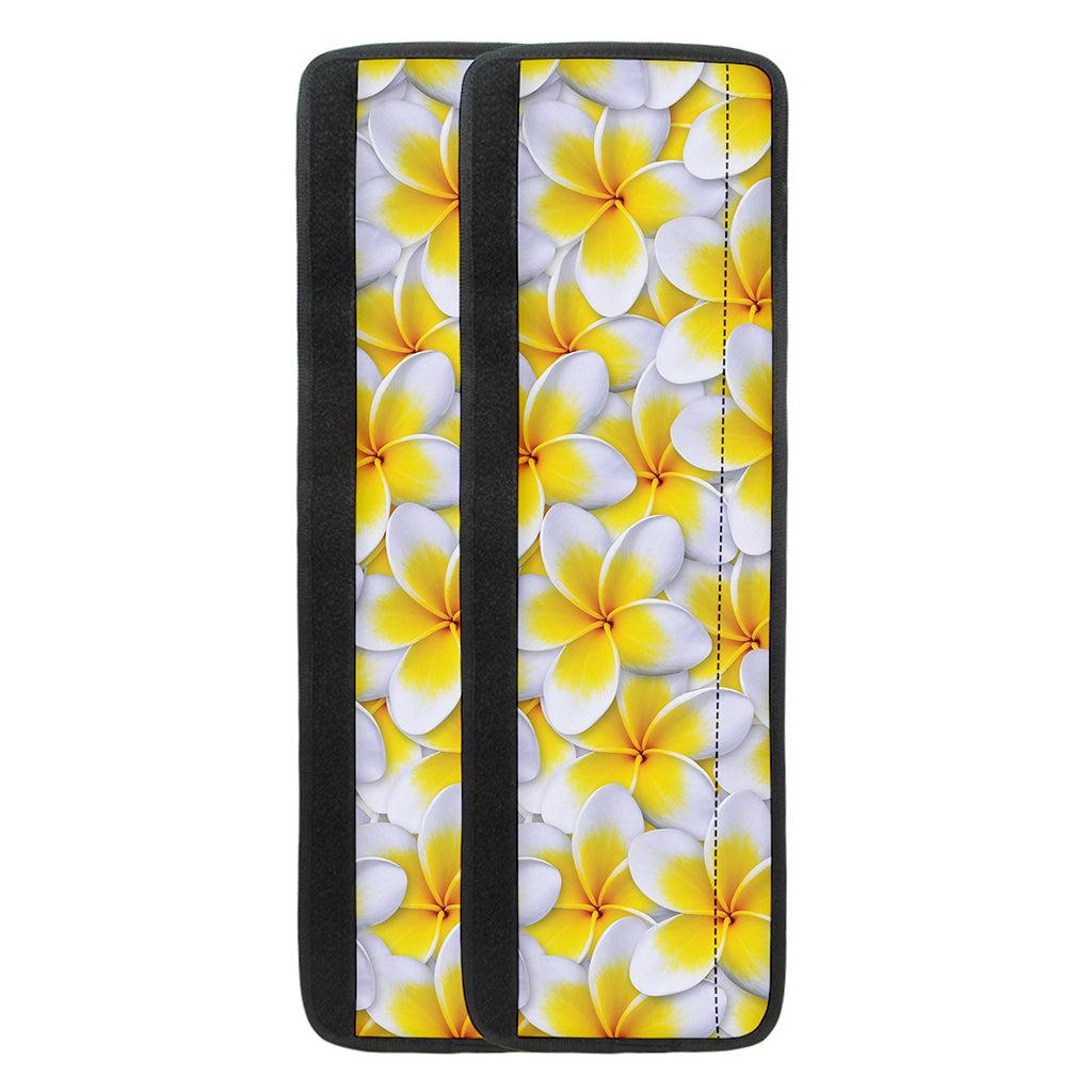 Frangipani Flower Print Refrigerator Handle Covers
