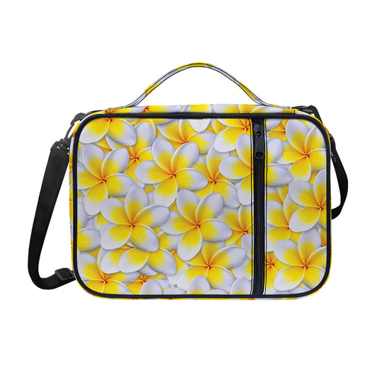 Frangipani Flower Print Shoulder Strap Bible Bag