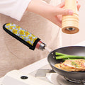 Frangipani Flower Print Skillet Handle Cover