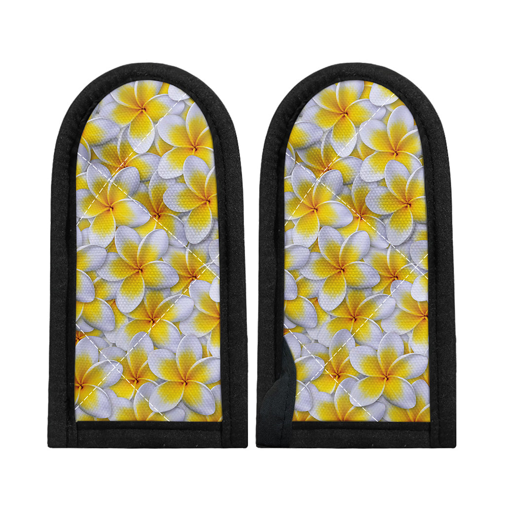 Frangipani Flower Print Skillet Handle Cover