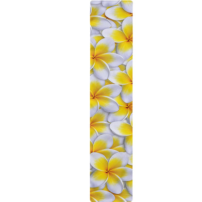 Frangipani Flower Print Table Runner