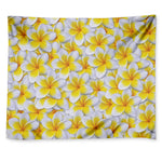 Frangipani Flower Print Tapestry