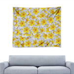Frangipani Flower Print Tapestry