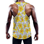 Frangipani Flower Print Training Tank Top
