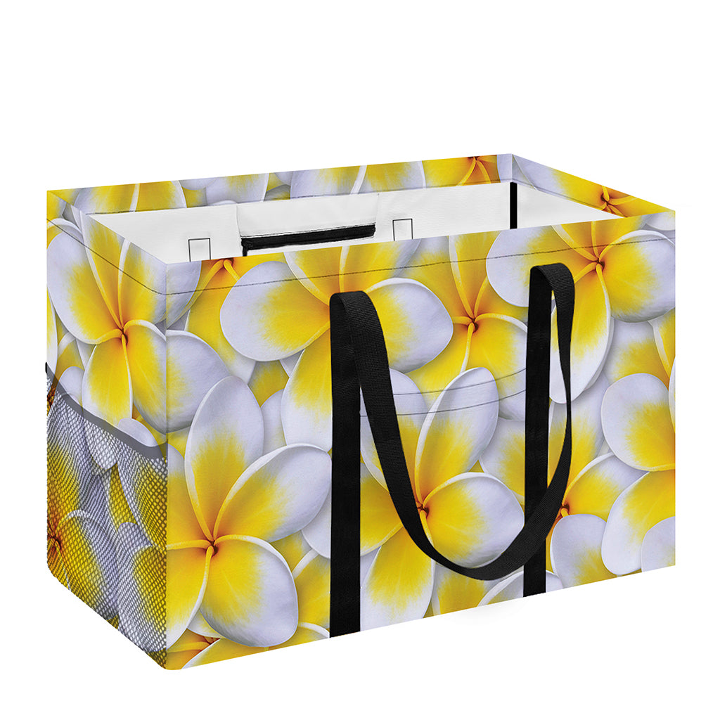 Frangipani Flower Print Utility Tote Bag