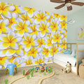 Frangipani Flower Print Wall Sticker