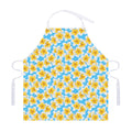 Frangipani On The Water Pattern Print Adjustable Apron
