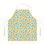 Frangipani On The Water Pattern Print Adjustable Apron