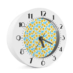 Frangipani On The Water Pattern Print Alarm Clock
