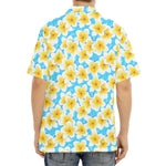 Frangipani On The Water Pattern Print Aloha Shirt