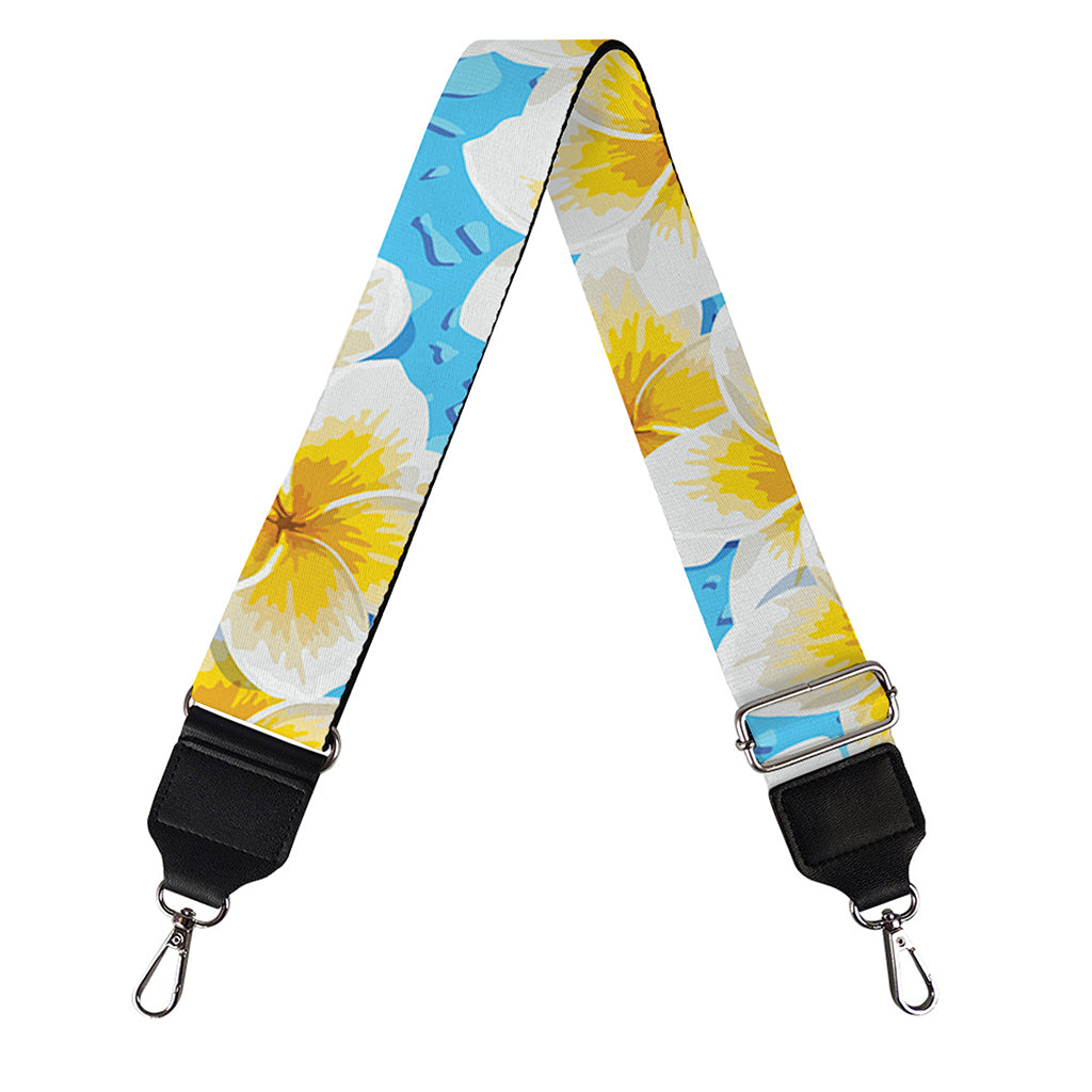 Frangipani On The Water Pattern Print Bag Strap