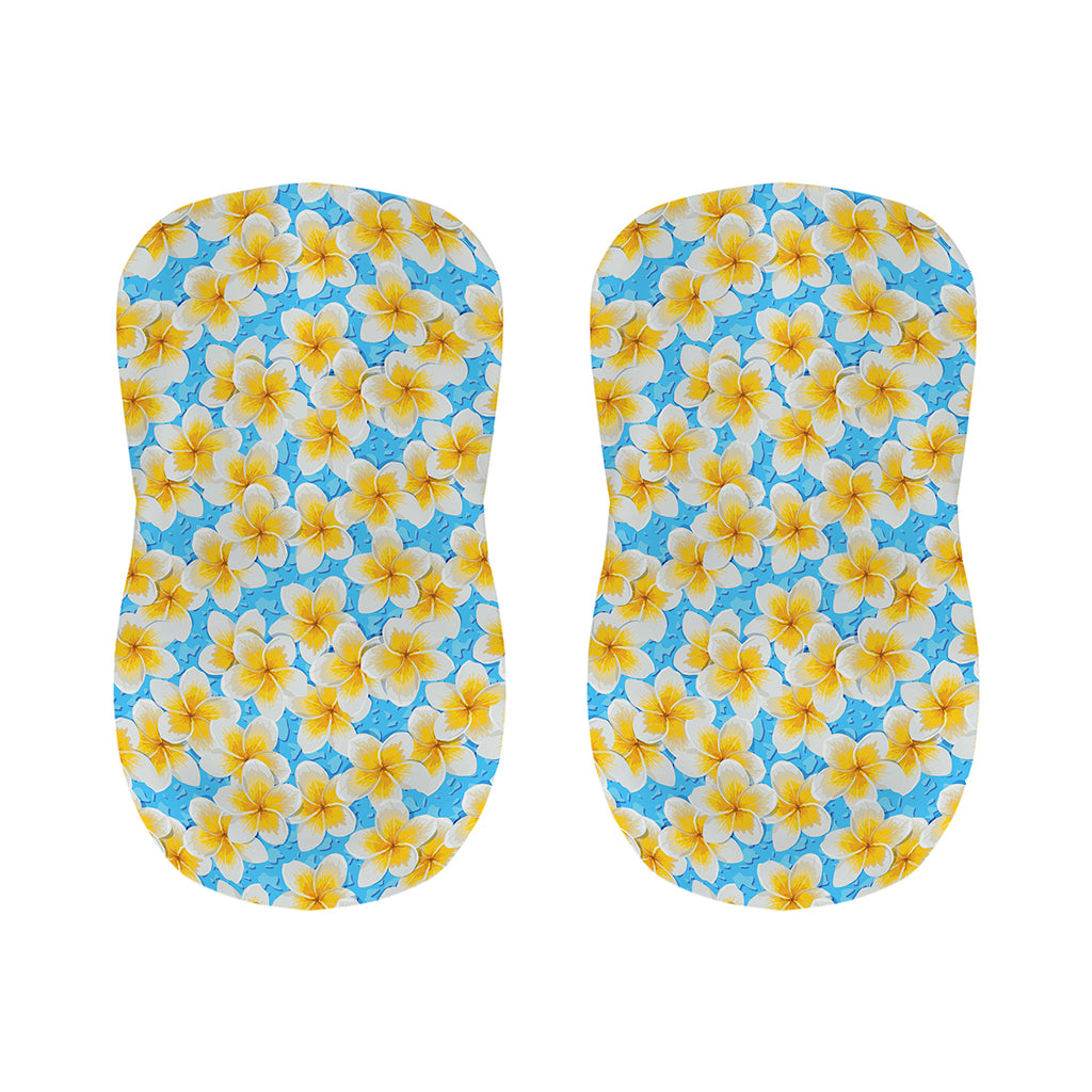 Frangipani On The Water Pattern Print Bar Stool Covers