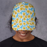 Frangipani On The Water Pattern Print Baseball Cap