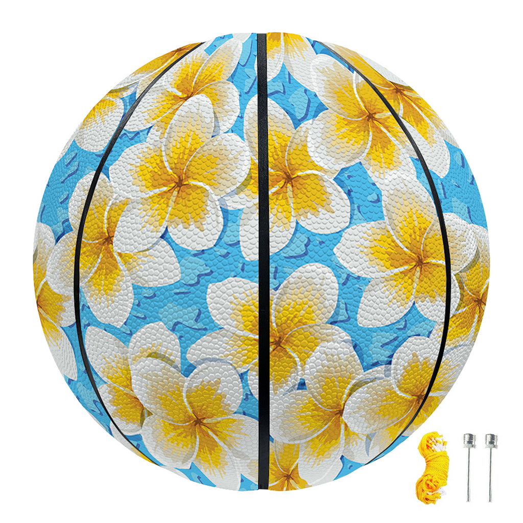 Frangipani On The Water Pattern Print Basketball