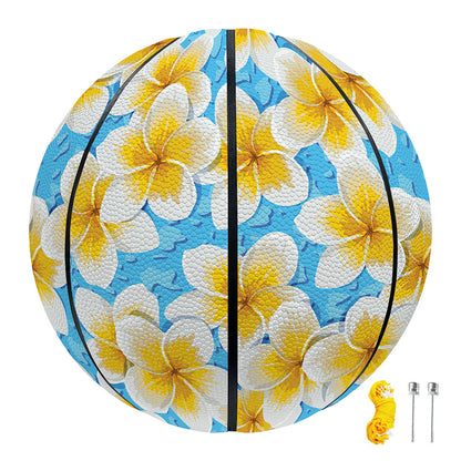 Frangipani On The Water Pattern Print Basketball