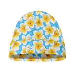 Frangipani On The Water Pattern Print Beanie