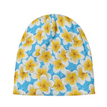 Frangipani On The Water Pattern Print Beanie