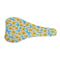 Frangipani On The Water Pattern Print Bicycle Seat Cover