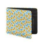 Frangipani On The Water Pattern Print Bifold Wallet