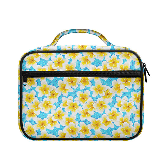Frangipani On The Water Pattern Print Briefcase Bible Bag