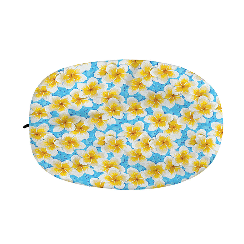 Frangipani On The Water Pattern Print Car Side Mirror Covers
