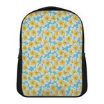 Frangipani On The Water Pattern Print Casual Backpack