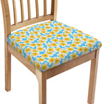 Frangipani On The Water Pattern Print Chair Cushion Cover