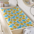 Frangipani On The Water Pattern Print Changing Pad Cover