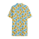 Frangipani On The Water Pattern Print Cotton Hawaiian Shirt