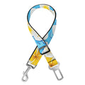 Frangipani On The Water Pattern Print Dog Seat Belt