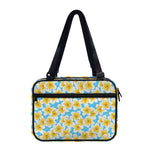Frangipani On The Water Pattern Print Double Strap Bible Bag