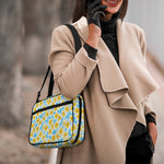 Frangipani On The Water Pattern Print Double Strap Bible Bag