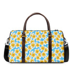 Frangipani On The Water Pattern Print Duffle Bag