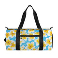 Frangipani On The Water Pattern Print Gym Bag
