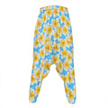 Frangipani On The Water Pattern Print Hammer Pants