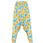 Frangipani On The Water Pattern Print Hammer Pants
