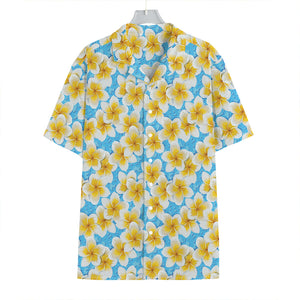 Frangipani On The Water Pattern Print Hawaiian Shirt