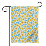 Frangipani On The Water Pattern Print House Flag