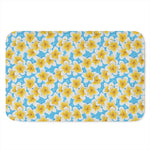Frangipani On The Water Pattern Print Indoor Door Mat