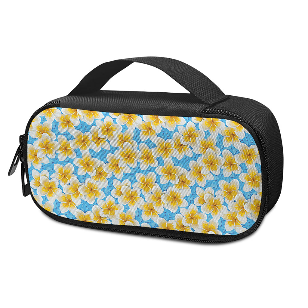 Frangipani On The Water Pattern Print Insulin Cooler Travel Case