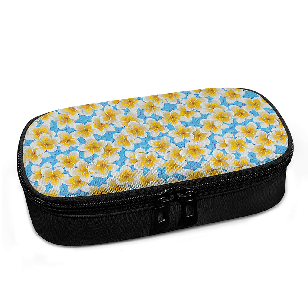 Frangipani On The Water Pattern Print Insulin Cooler Travel Case