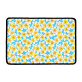 Frangipani On The Water Pattern Print Kitchen Mat