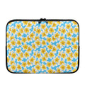 Frangipani On The Water Pattern Print Laptop Sleeve